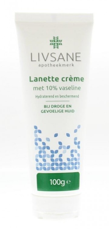 Lanettecreme met 10 vaseline in tube 100g