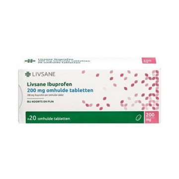 Livsane ibuprofen tabletten 200 mg 20 stuks