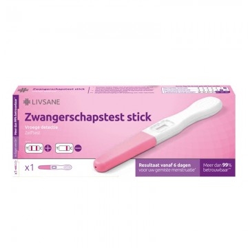 Livsane zwangerschapstest vroeg 1st