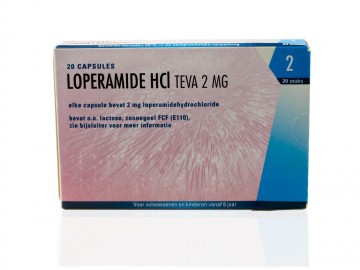 Loperamide hcl teva capsule 2mg 2000 st