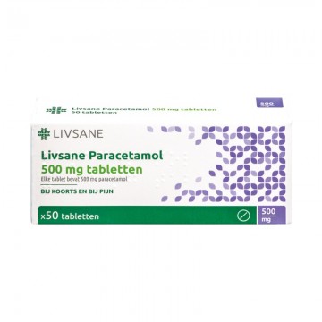 Paracetamol 500 livsane 50st