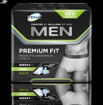 Tena men premium fit medium 12st
