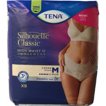 Tena silh hw creme m 9st