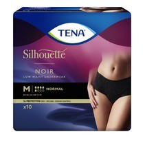Tena silhouette normal low waist black m l
