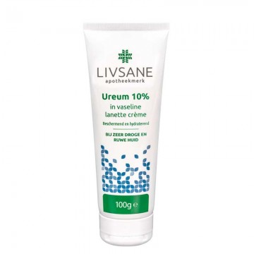 Ureum 10 in vaselinelanettecreme in tube 100g