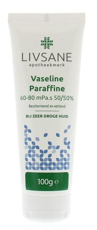 Vaseline paraffine 60 80 mpas gelijke delen 100g