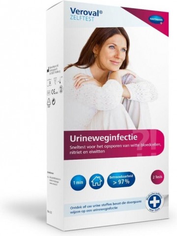 Veroval urineweginfectie zelftests 2 stuks