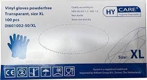 Vinyl handshoenen  pv xl